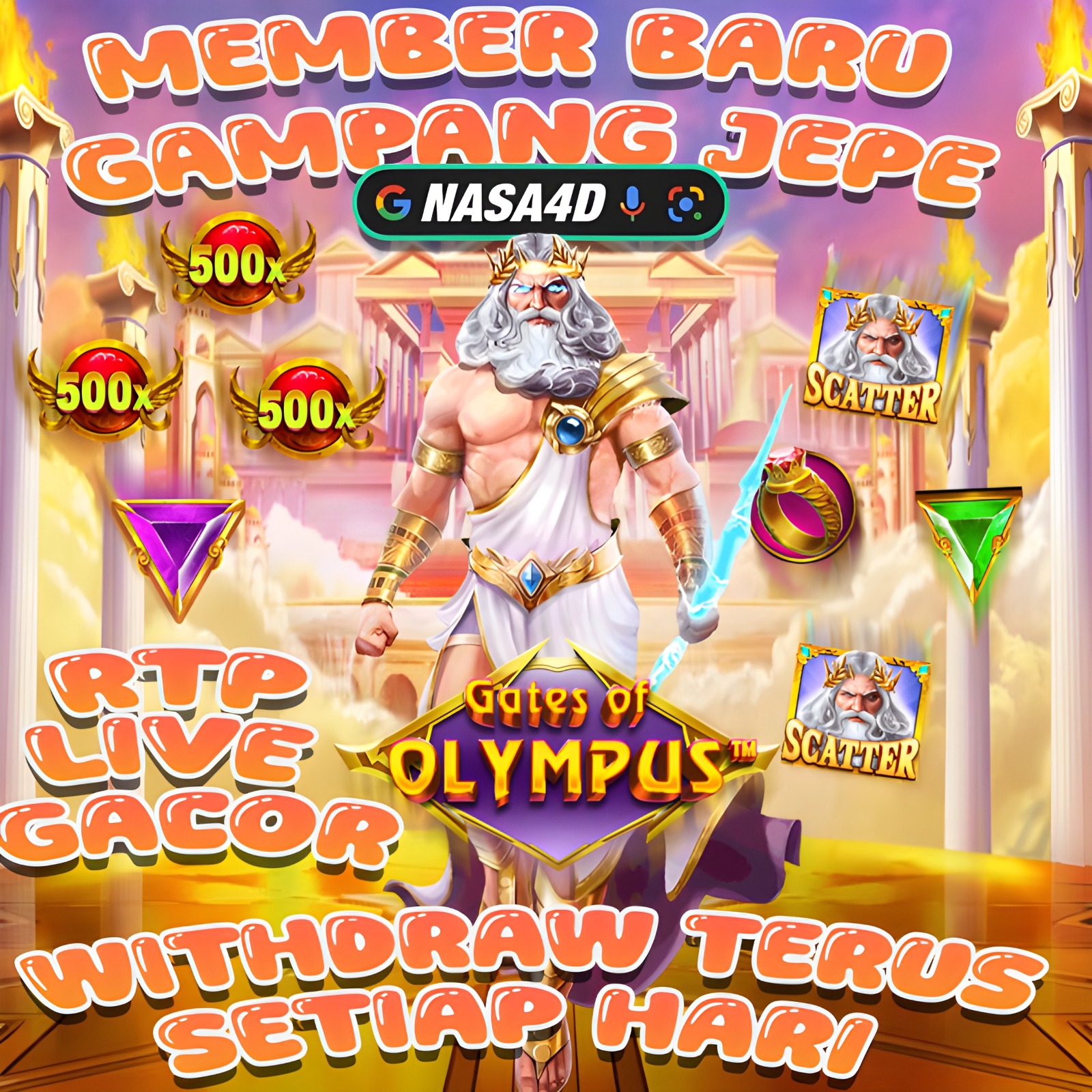 Nasa4D Hadirkan Slot x1000 dan x500 Paling Gacor 2025